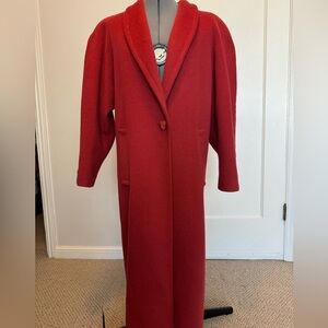 VINTAGE PAUL ET DUFFIER TAILLEUR WOOL COAT SIZE 2